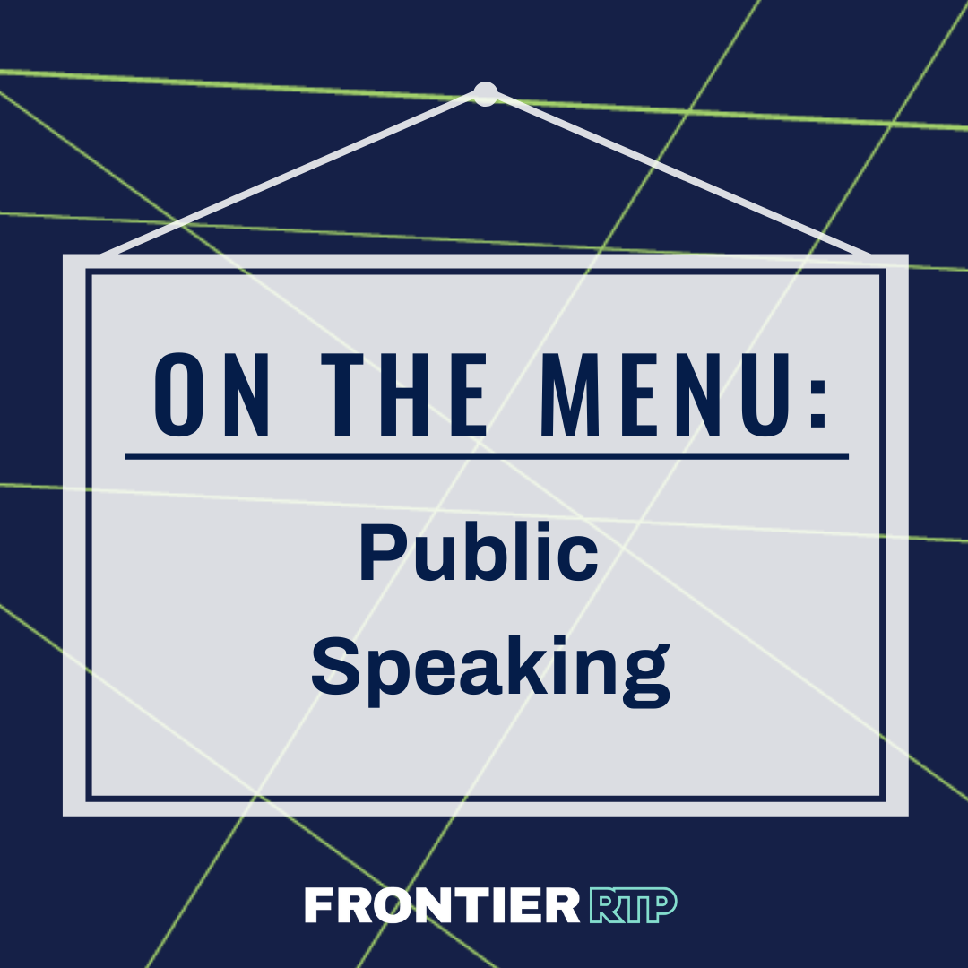 On the Menu Public Speaking